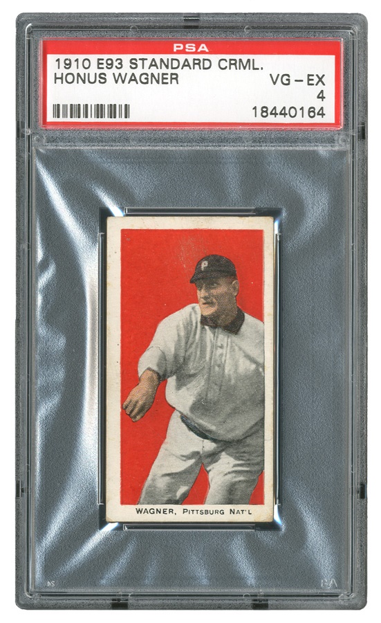 Sports and Non Sports Cards - 1910 E93 Honus Wagner PSA VG-EX 4