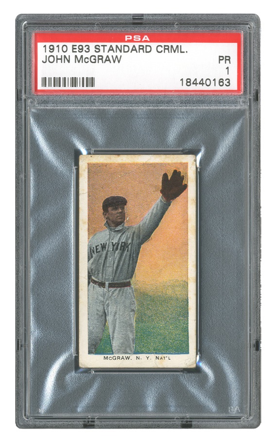 Sports and Non Sports Cards - 1910 E93 Collection of Three PSA Graded