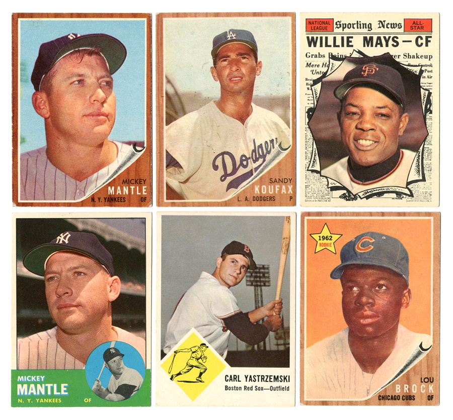 Sports and Non Sports Cards - 1960s Star Card Collection of 20 Cards