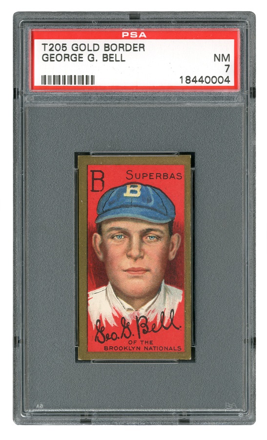 Sports and Non Sports Cards - T205 George G. Bell PSA NM 7
