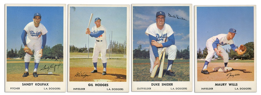Sports and Non Sports Cards - 1961 Bell Brand Dodgers Set
