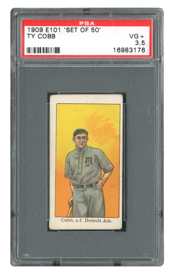 Sports and Non Sports Cards - E101 'Set of 50' Ty Cobb PSA VG+ 3.5
