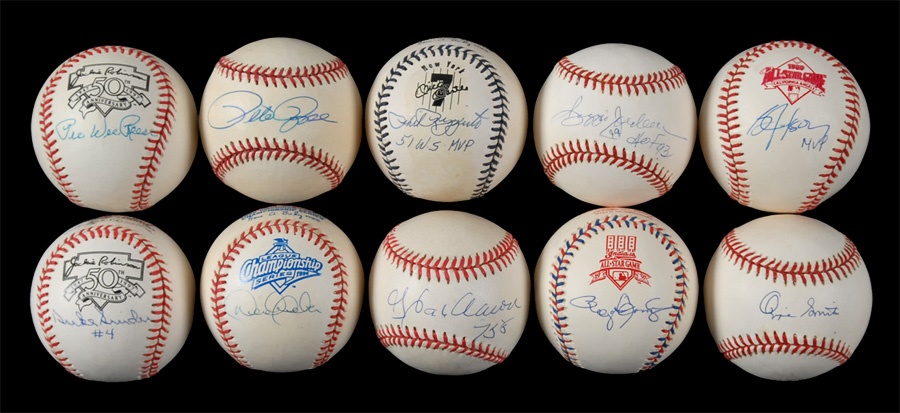 - Autographed Baseball Collection of (127)