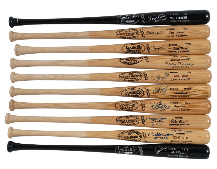 - Signed Baseball Bat Collection