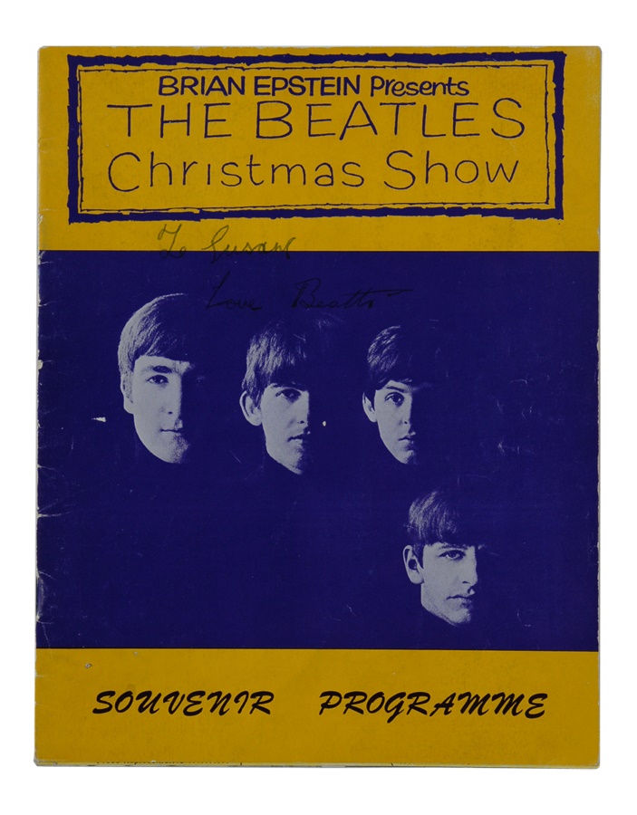 Rock 'n'  Roll - 1963 The Beatles Christmas Show Signed Program w/Caiazzo LOA