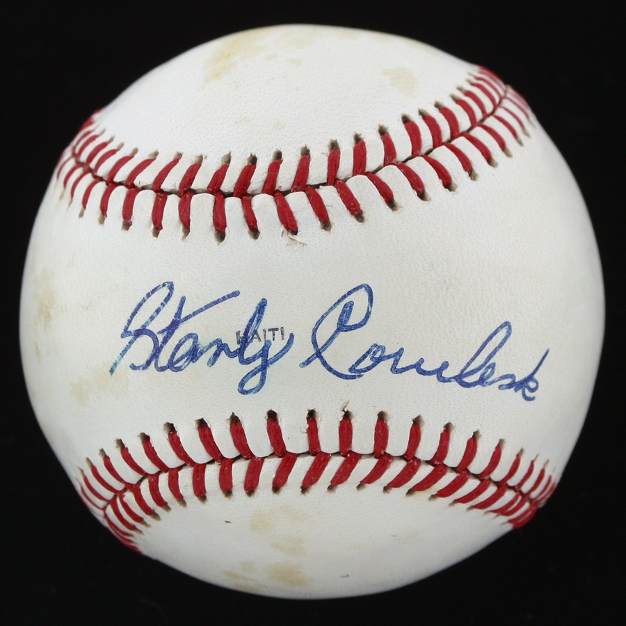 - Stanley Coveleski Single Signed Baseball