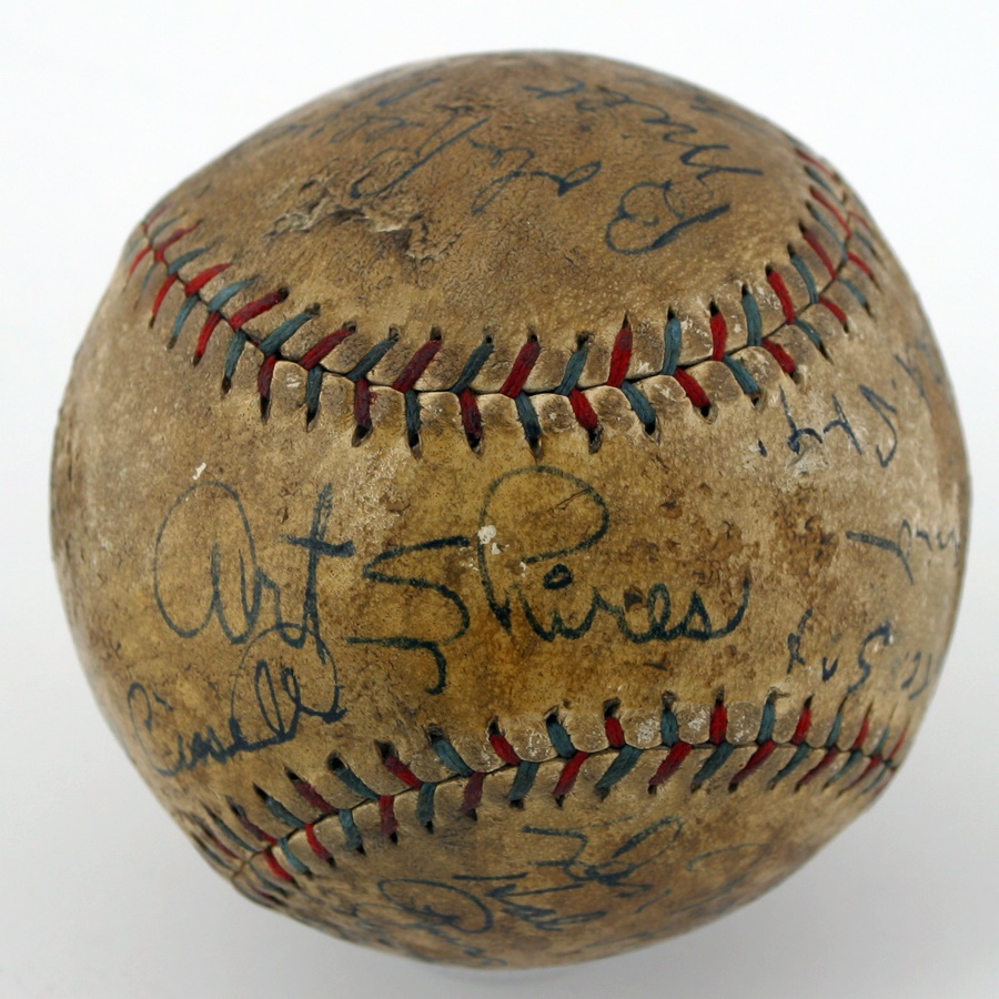 - 1929 Red Sox and White Sox Signed Baseball
