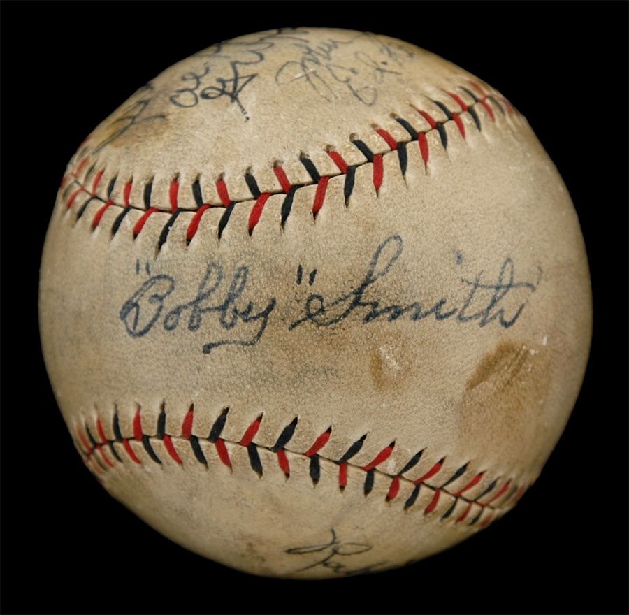 1929 Boston Braves Team Signed Baseball