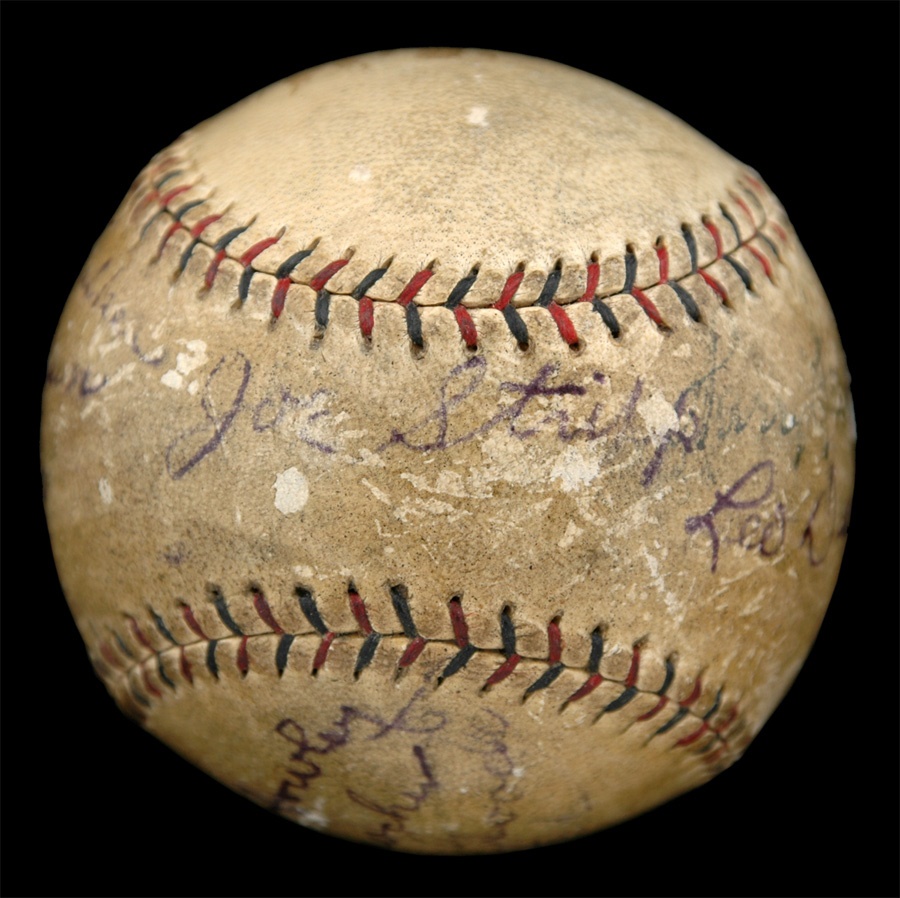 - 1930 Cincinnati Reds Team Signed Baseball