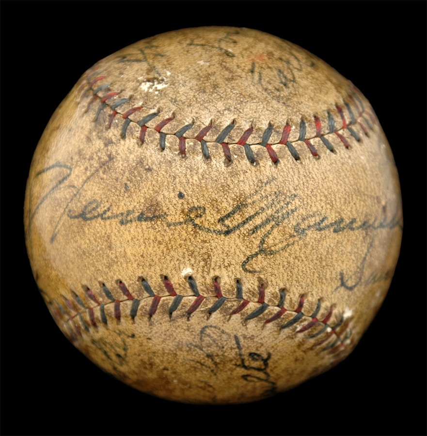 The 1929 Collection - 1929 St. Louis Browns Team Signed Baseball
