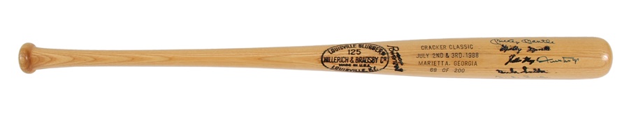 - Willie, Mickey and The Duke Signed Bat