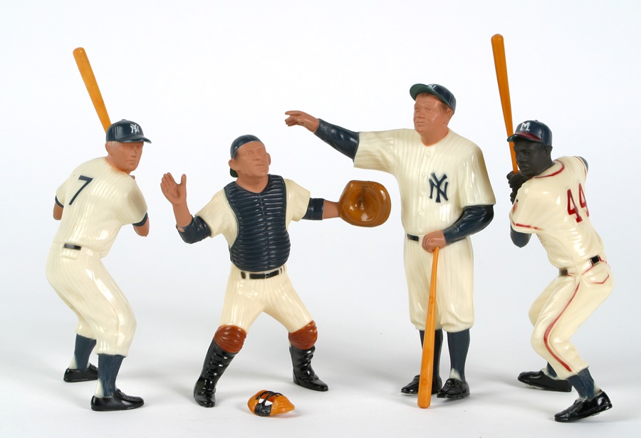 Baseball Memorabilia - Collection of Four Hartland Statues