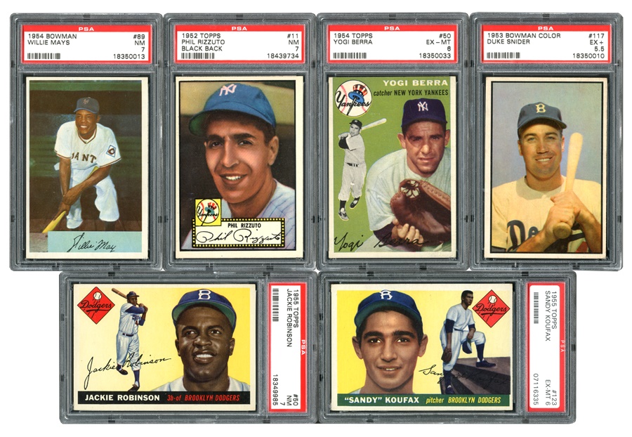 - PSA Graded Bowman and Topps Star Card Collection (23)