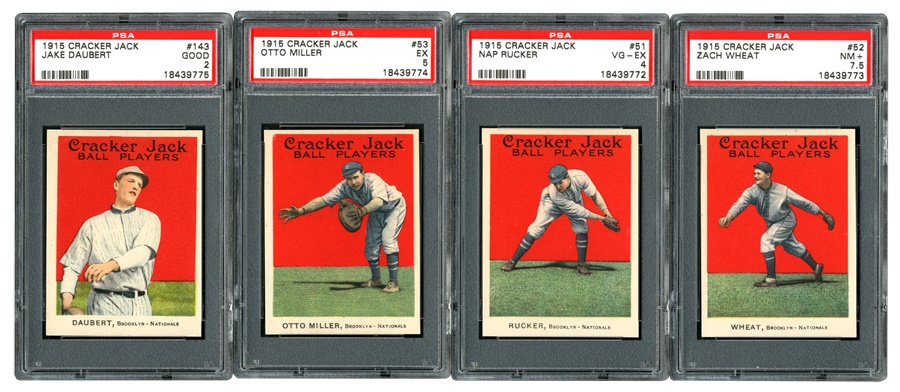 Sports and Non Sports Cards - 1915 Cracker Jack Brooklyn Collection (4)