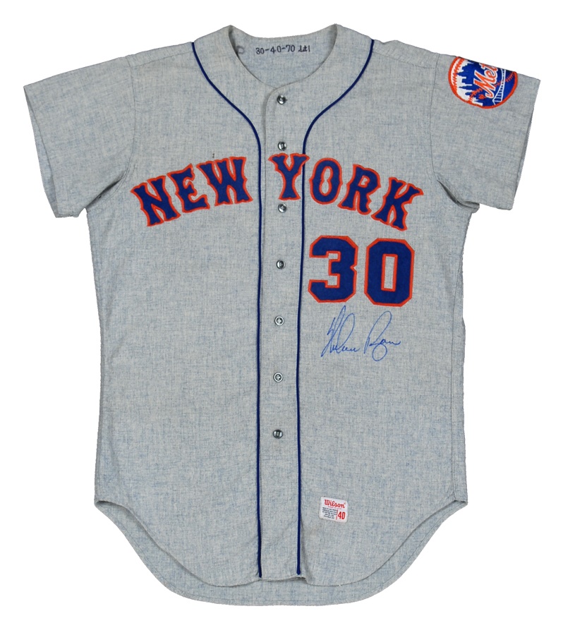 - 1970 Nolan Ryan New York Mets Road Flannel
