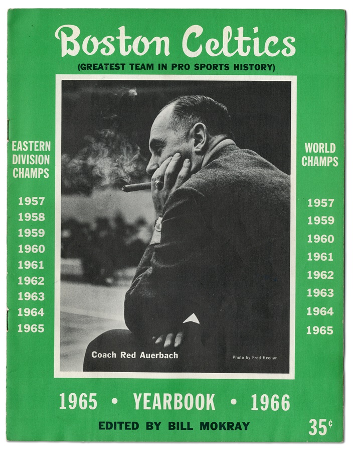 - 1965-66 World Champion Boston Celtics Signed Yearbook