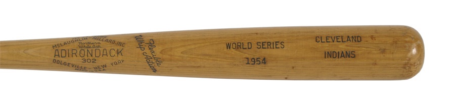 - 1954 Cleveland Indians World Series Game Used Bat