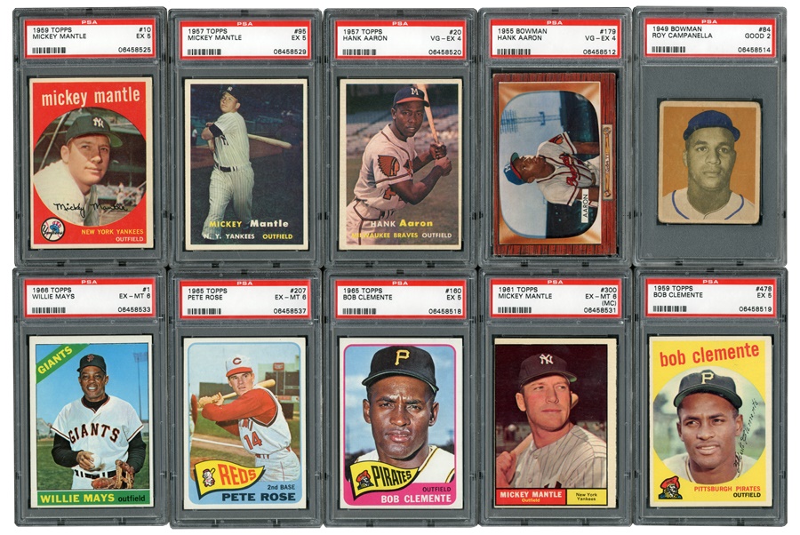 - Stars, Hall of Famers, and Rookies (over 500 cards)