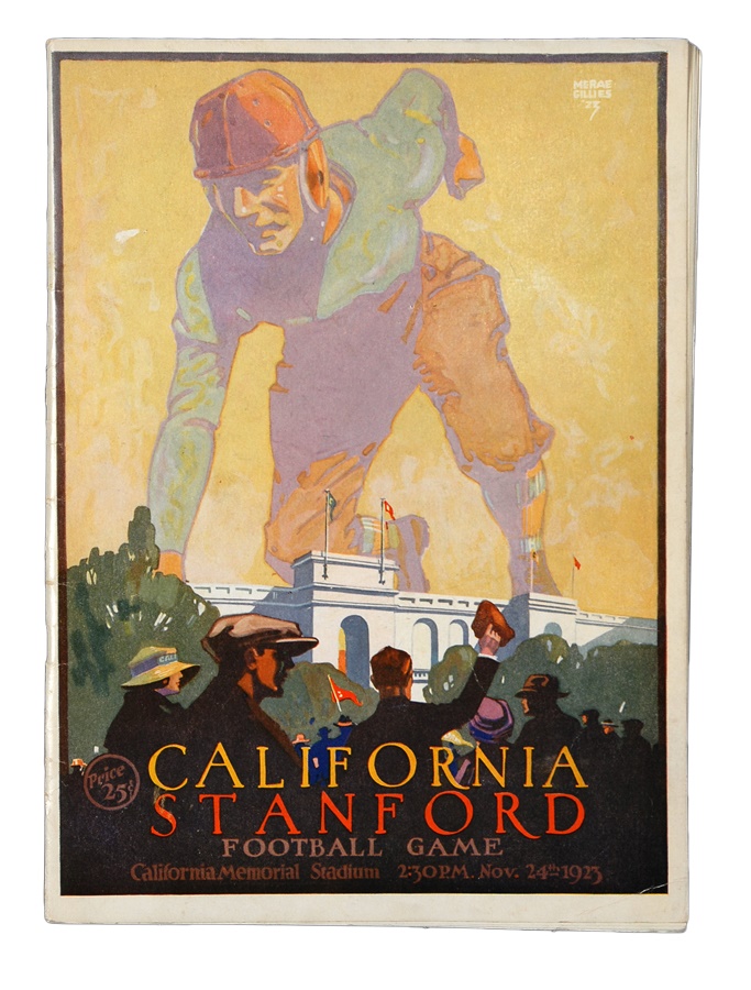 The New York Gentleman's Collection - 1923 Stanford v California Football Program