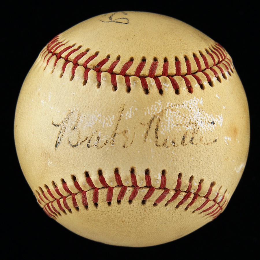 Baseball Autographs - Babe Ruth Single Signed P.C.L. Baseball