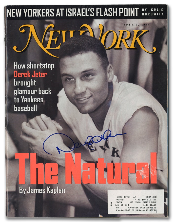 - 1997 Derek Jeter Signed New York Magazine