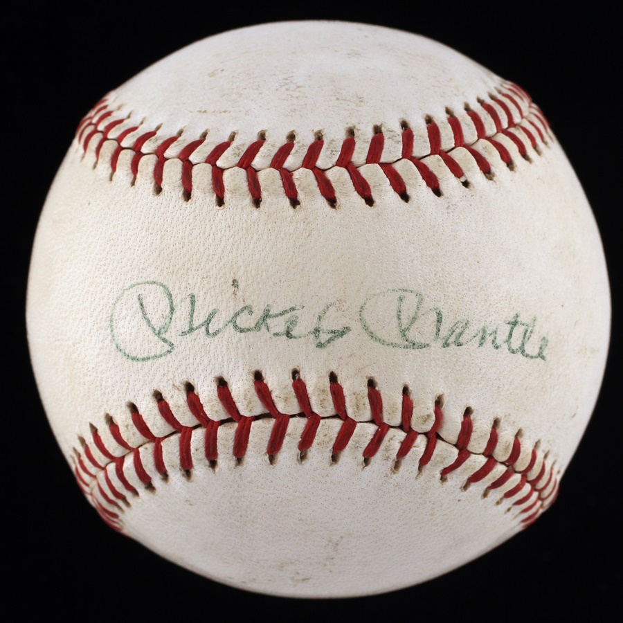 - Circa 1961 Mickey Mantle and Roger Maris Vintage Signed Baseball