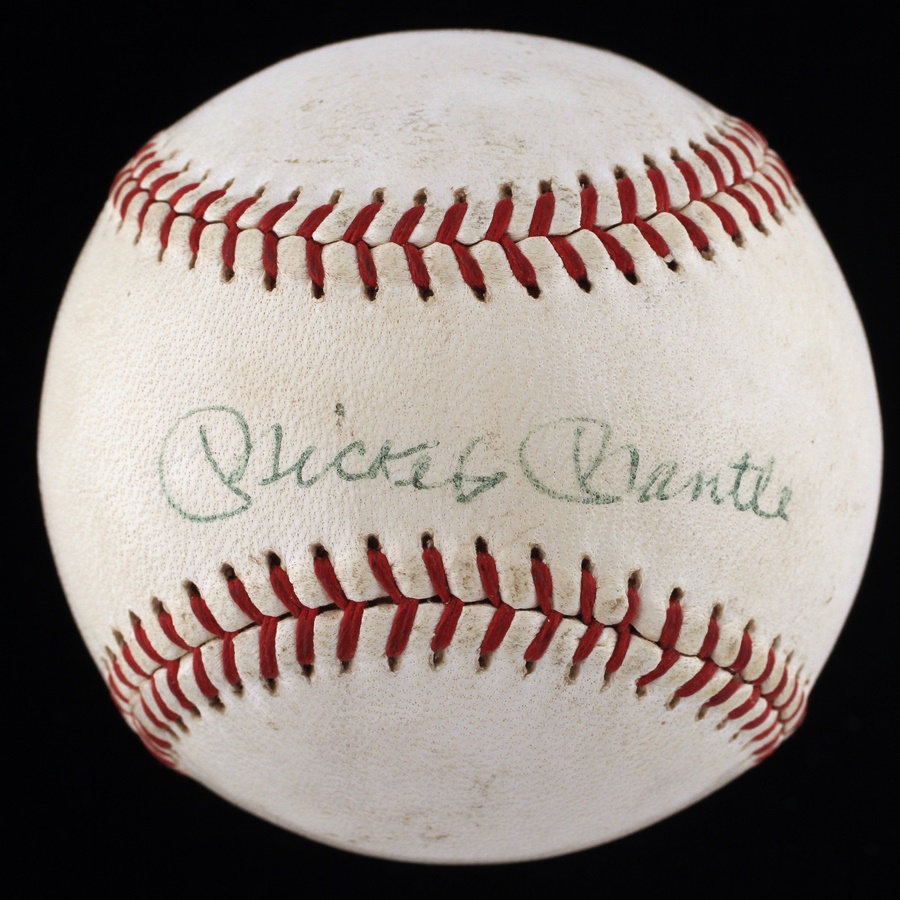 Lou Gehrig Autographed Vintage Everlast National League Baseball