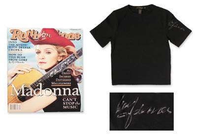 Madonna Signed Shirt (2)