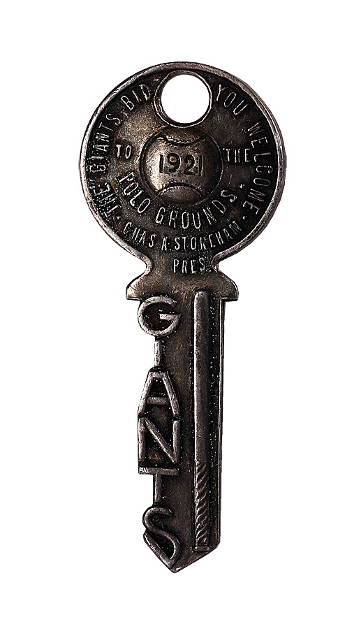 Baseball Memorabilia - 1921 New York Giants Sterling Silver Pass