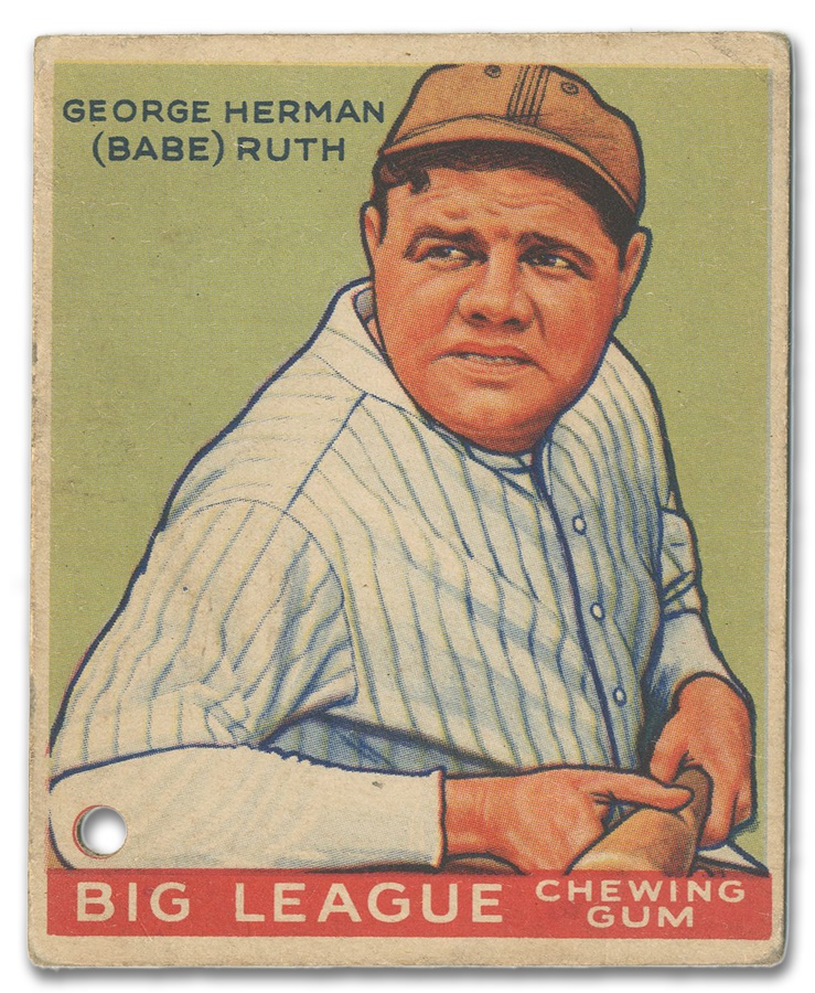Sports and Non Sports Cards - 1933 Goudey Babe Ruth #181