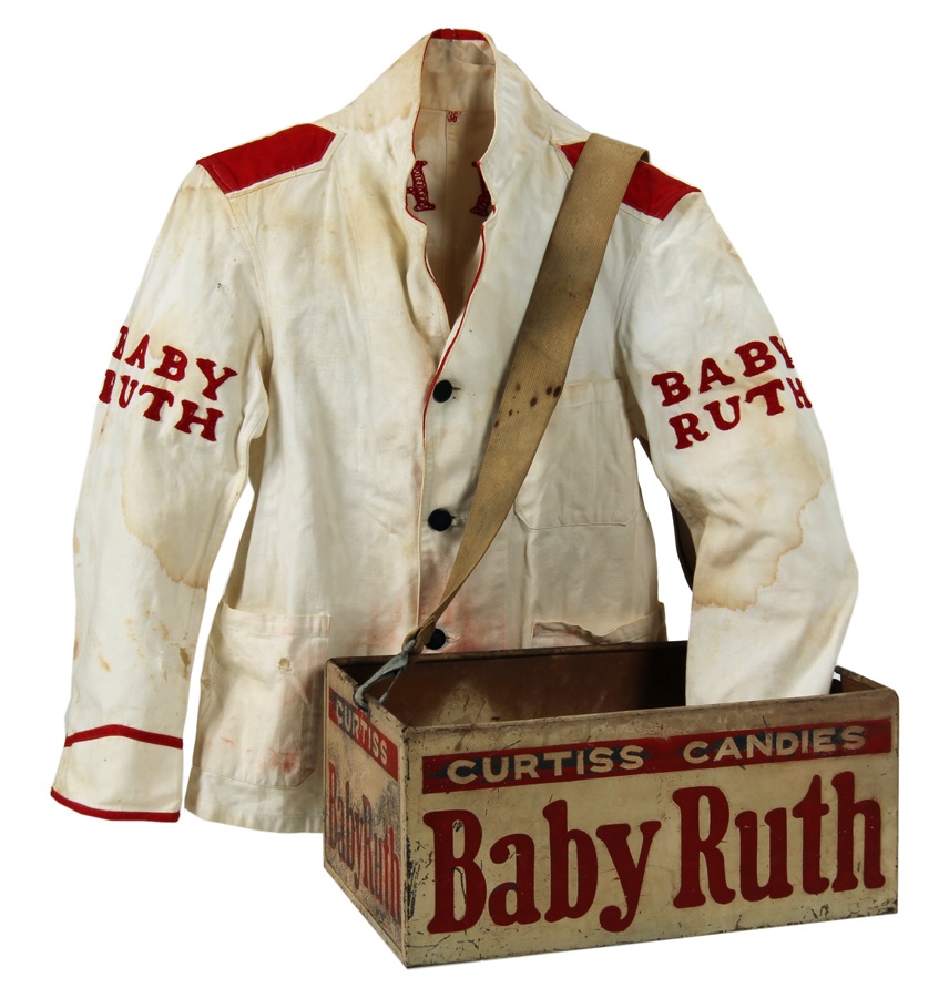 - Baby Ruth Stadium Vendors Uniform Top & Concession Box