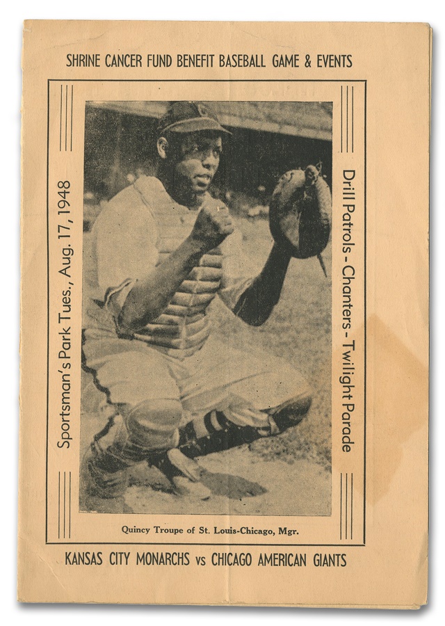 Negro League, Latin, Japanese & International Base - 1948 Chicago American Giants vs. Kansas City Monarchs Program