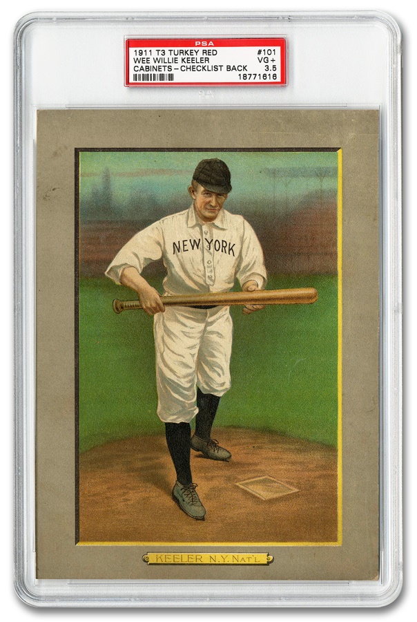 Sports and Non Sports Cards - 1911 T3 Turkey Red Wee Willie Keeler (PSA 3.5)