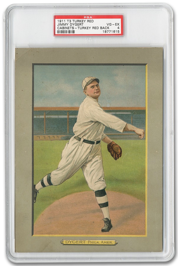 Sports and Non Sports Cards - 1911 T3 Turkey Red Jimmy Dygert (PSA 4)