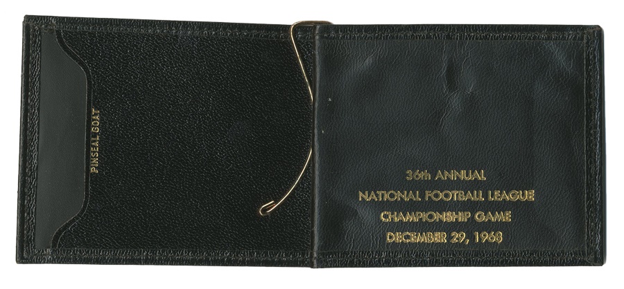 1968 NFL Championship Game Wallet