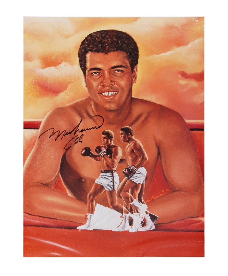 - Muhammad Ali Signed Print