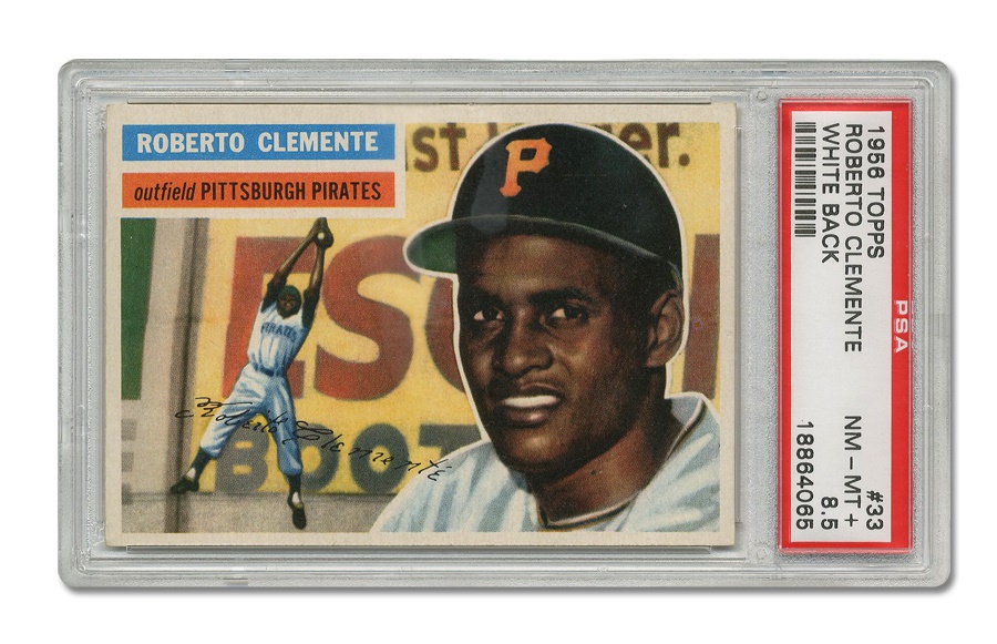 - 1956 Topps #33 Roberto Clemente PSA NM-MT+ 8.5