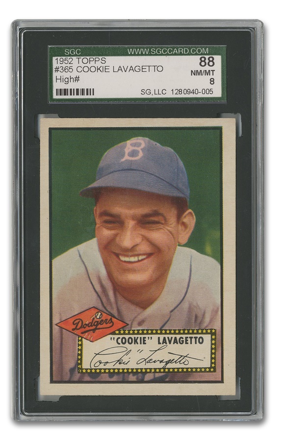 Sports and Non Sports Cards - 1952 Topps #365 Cookie Lavagetto SGC NM/MT 8