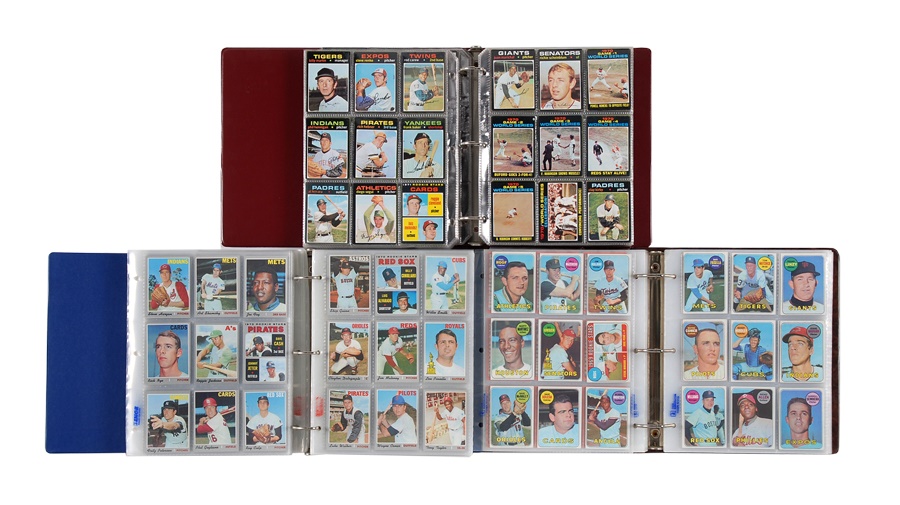 Sports and Non Sports Cards - 1969, 1970, 1971, 1974-76 Topps Baseball Complete Sets