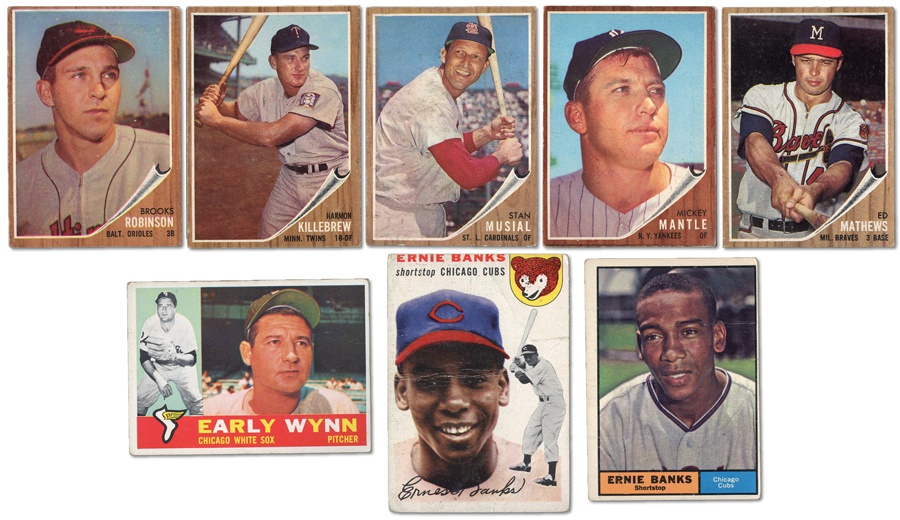 - 1950s and 1960s Vintage Baseball Card Collection