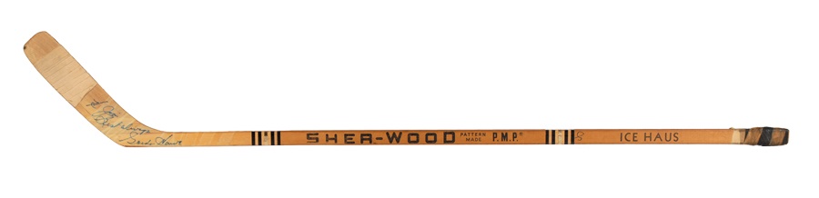 Circa 1974 Gordie Howe Game Used Stick