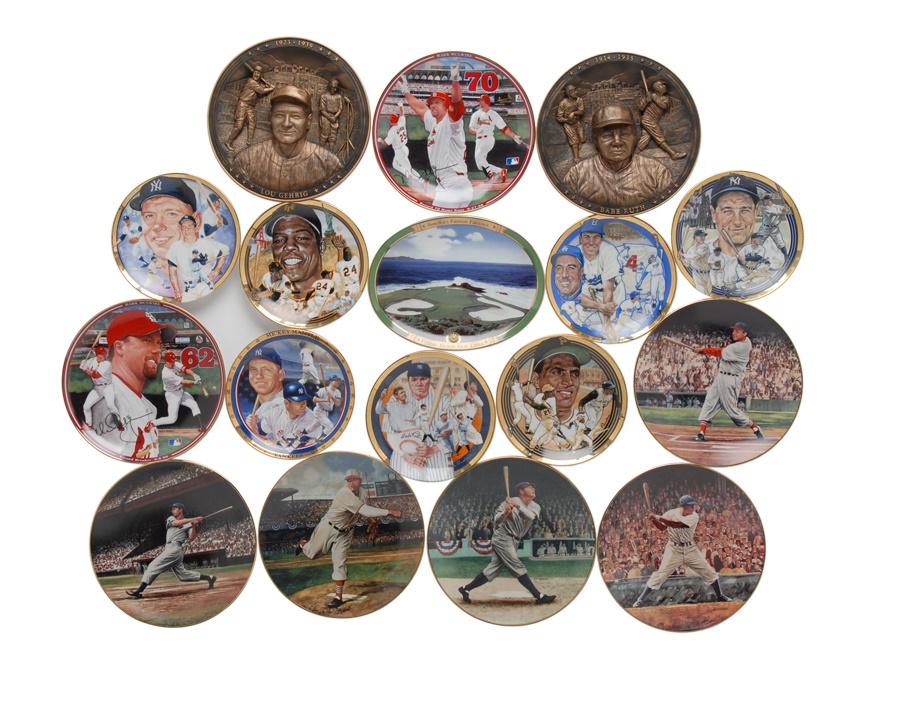 - Collection of Sports Collector's Plates (17)