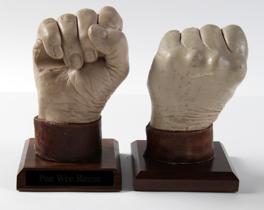 The Raelee Frazier Collection - Pee Wee Reese Original Life Cast Resin Hands
