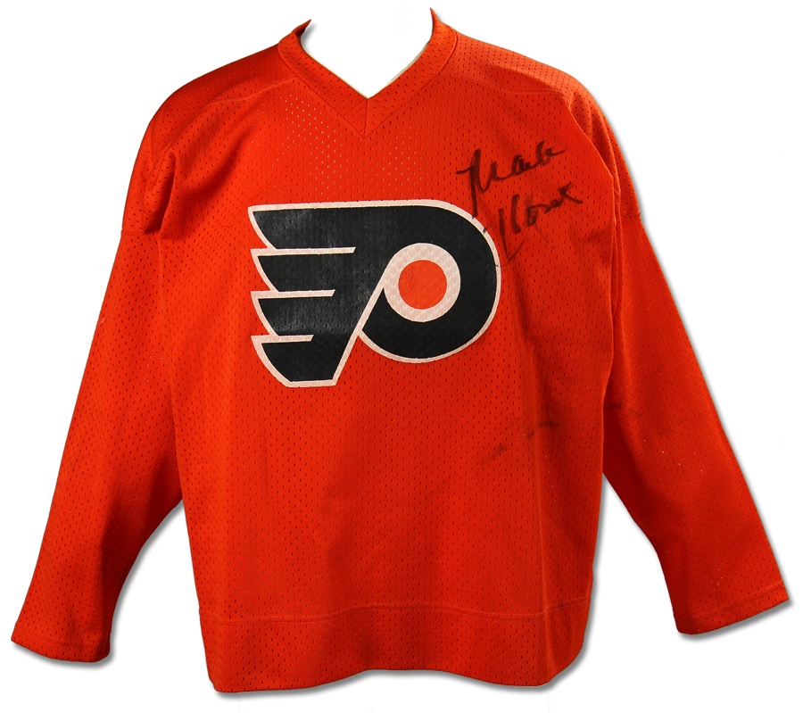 - Circa 1984-85 Mark Howe Philadelphia Flyers Signed Practice Jersey