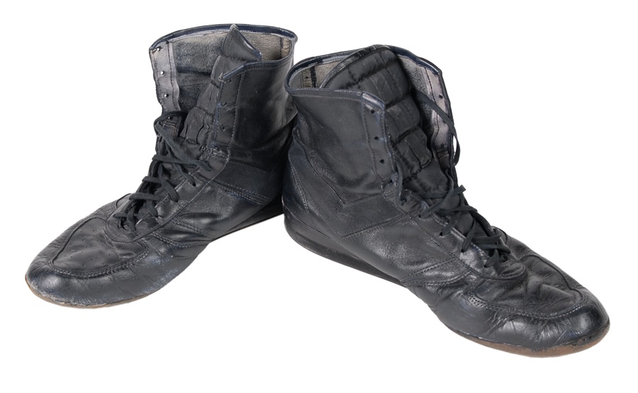 - 1986 Mike Tyson Fight Worn Shoes