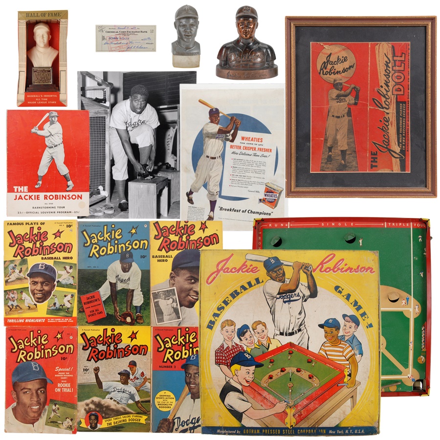 The Sal LaRocca Collection - Jackie Robinson Collection with Signed Check