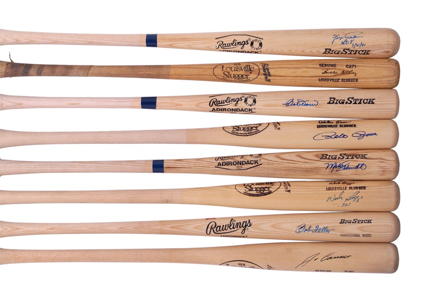 - Signed Bat Collection with Ted Williams (16)