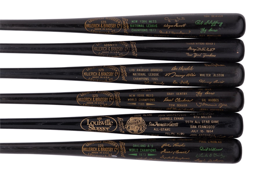 - Black and Commemorative Bat Collection (6)