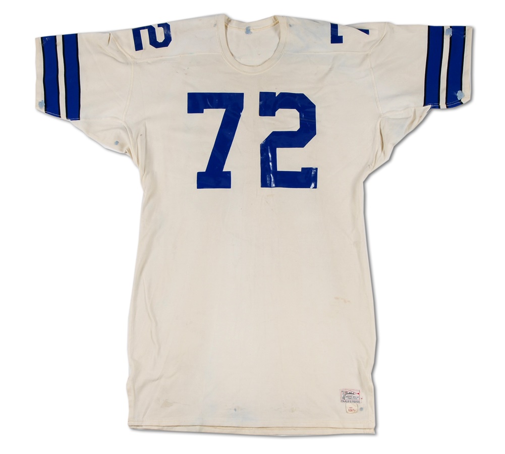 Football - 1970s Ed "Too Tall" Jones Dallas Cowboys Game Used Jersey