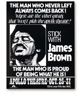 1970's James Brown Apollo Handbill (8.5x10.5")